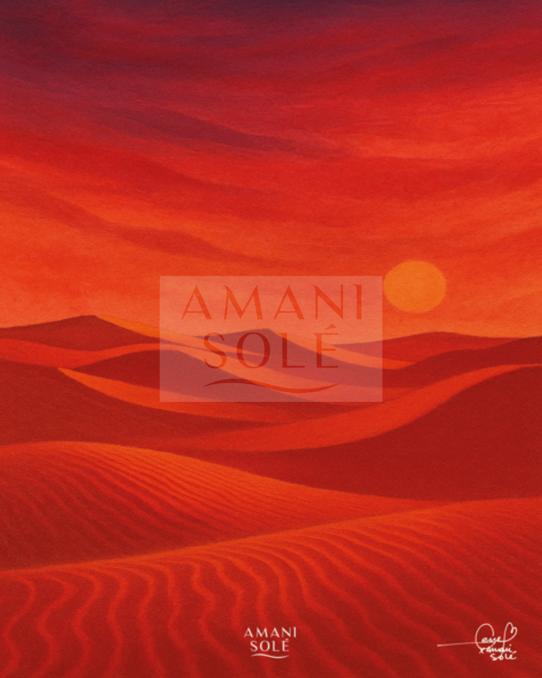 Mirage of Fire | Espejismo de Fuego - Printable art