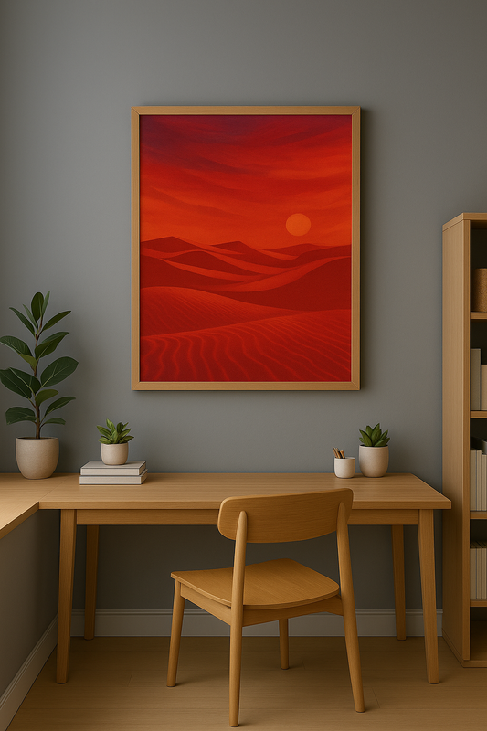 Mirage of Fire | Espejismo de Fuego - Printable art